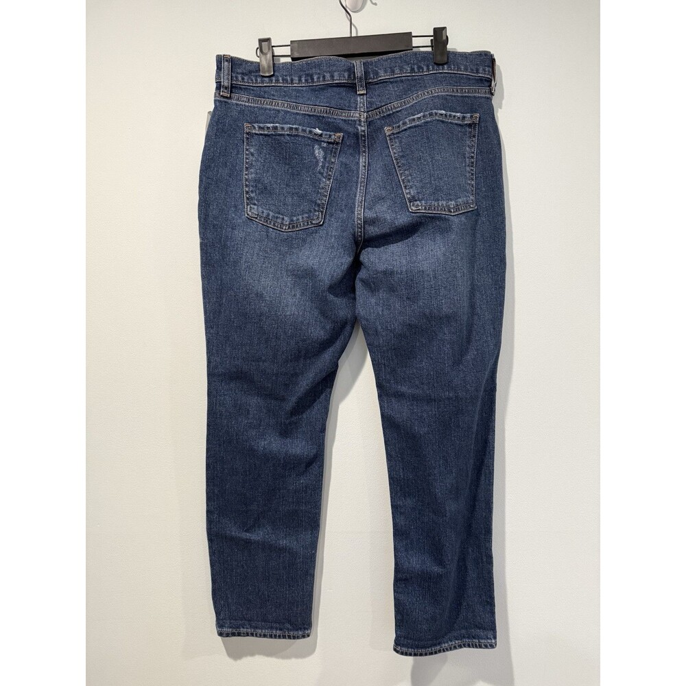 NEW Old Navy Boyfriend Jeans Women 10 Distressed Stretch Punk Cotton Travel - Picture 2 of 7